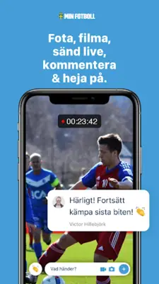 Min Fotboll (officiell) android App screenshot 1