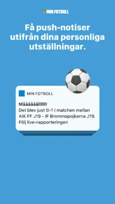 Min Fotboll (officiell) android App screenshot 3